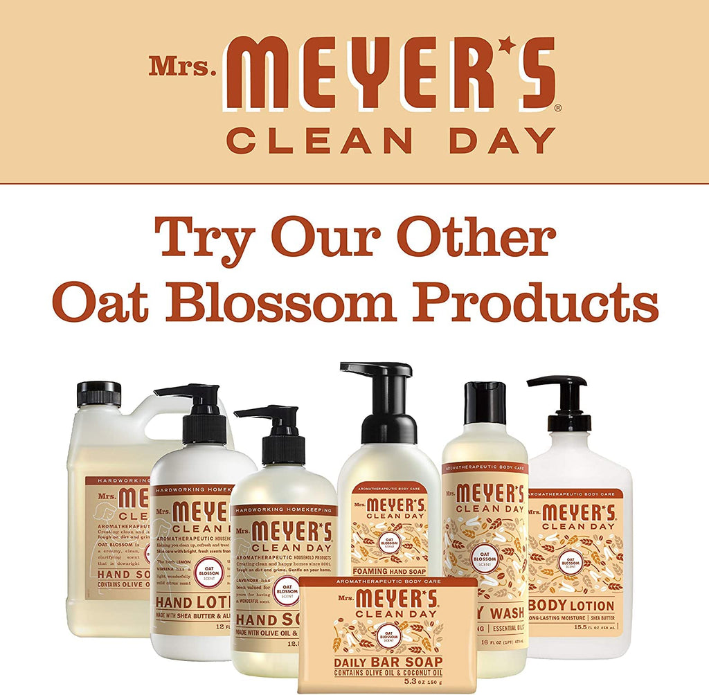 Mrs. Meyer's Clean Day Foaming Hand Soap – Oat Blossom, 10 fl oz (Pack of 6)