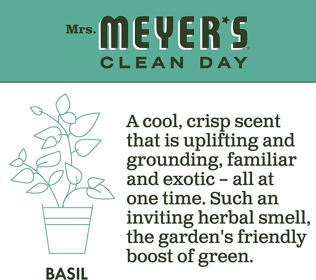 Mrs. MEYER'S CLEAN DAY Hand Soap Refill Variety Pack – Lemon Verbena, Lavender & Basil