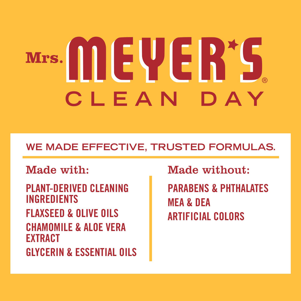Mrs. Meyer's Clean Day Clementine Moisturizing Body Wash – 3 Pack, Sulfate Free