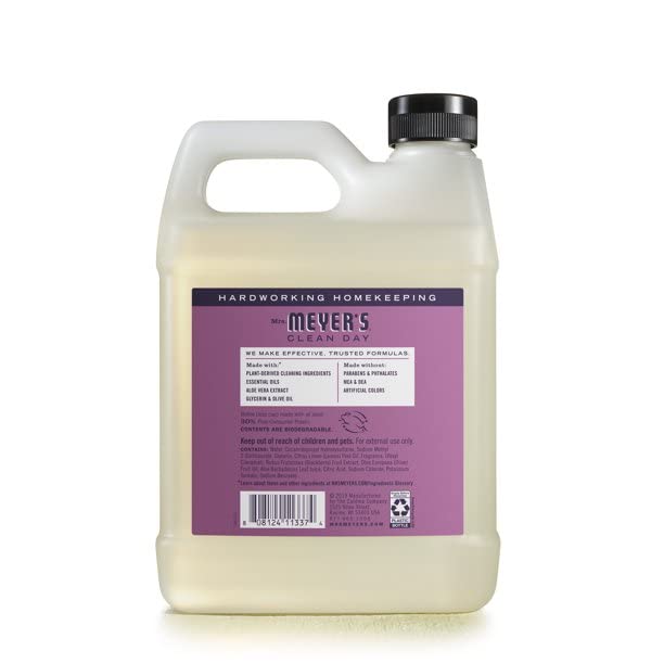 Mrs. Meyer's Clean Day Plum Berry Hand Soap Refill 33 oz (Pack of 4)