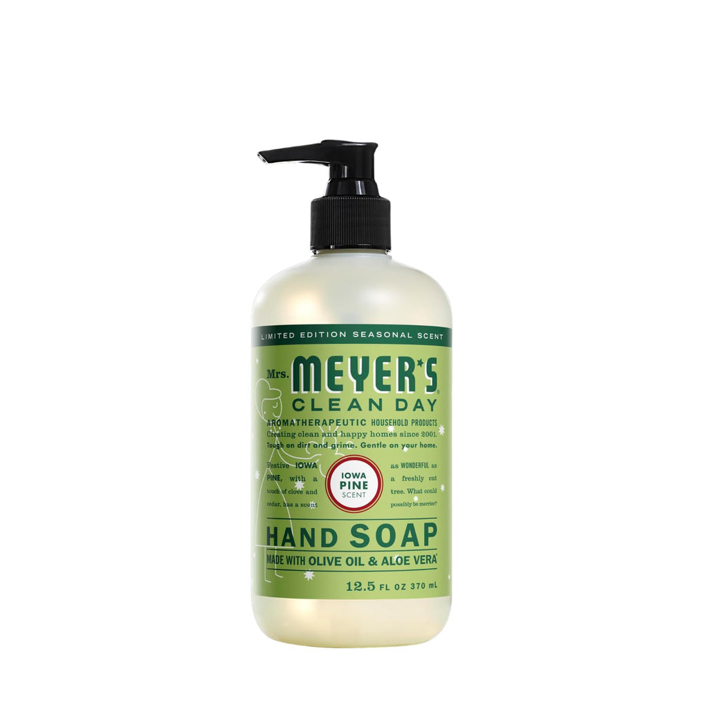 Mrs. MEYER'S CLEAN DAY Snowdrop Hand Soap Variety Pack – 33 oz Refill + 12.5 oz Bottle