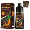 Msktasy Hair Dye Shampoo in Dark Wine Red – 3-in-1 Color, Care & Gray Coverage (500ml)