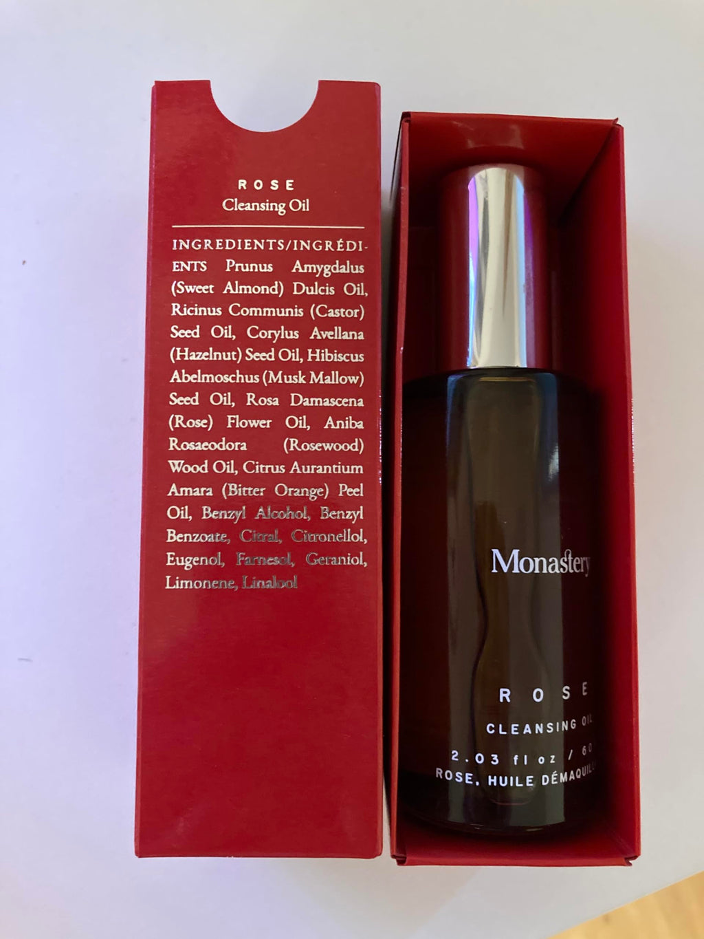 Monastery Rose Facial Cleansing Oil – 100 Petals of Rose Bourbonia from Reunion Island | MST MONASTERY 50ml