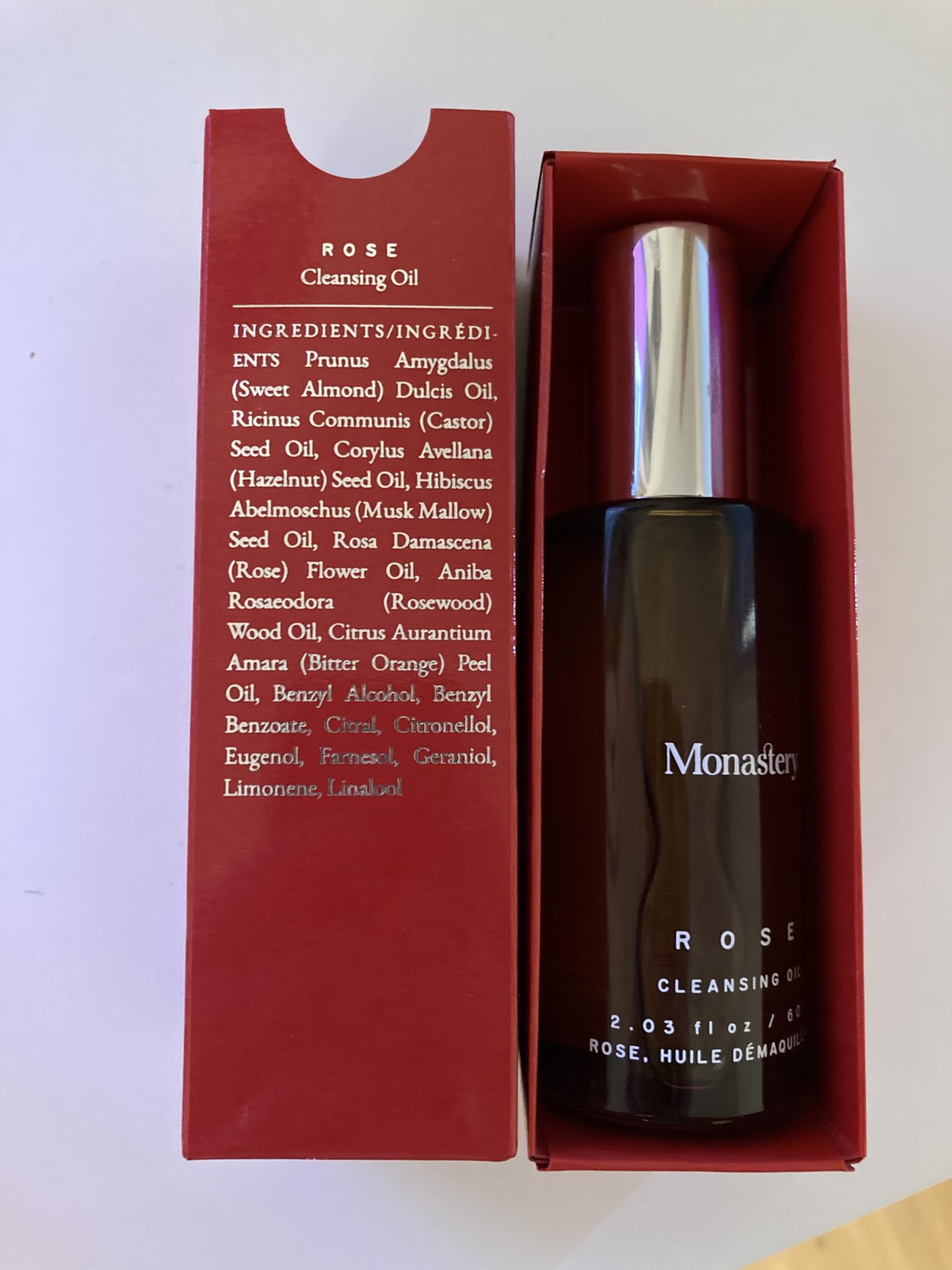 Monastery Rose Facial Cleansing Oil – 100 Petals of Rose Bourbonia from Reunion Island | MST MONASTERY 50ml