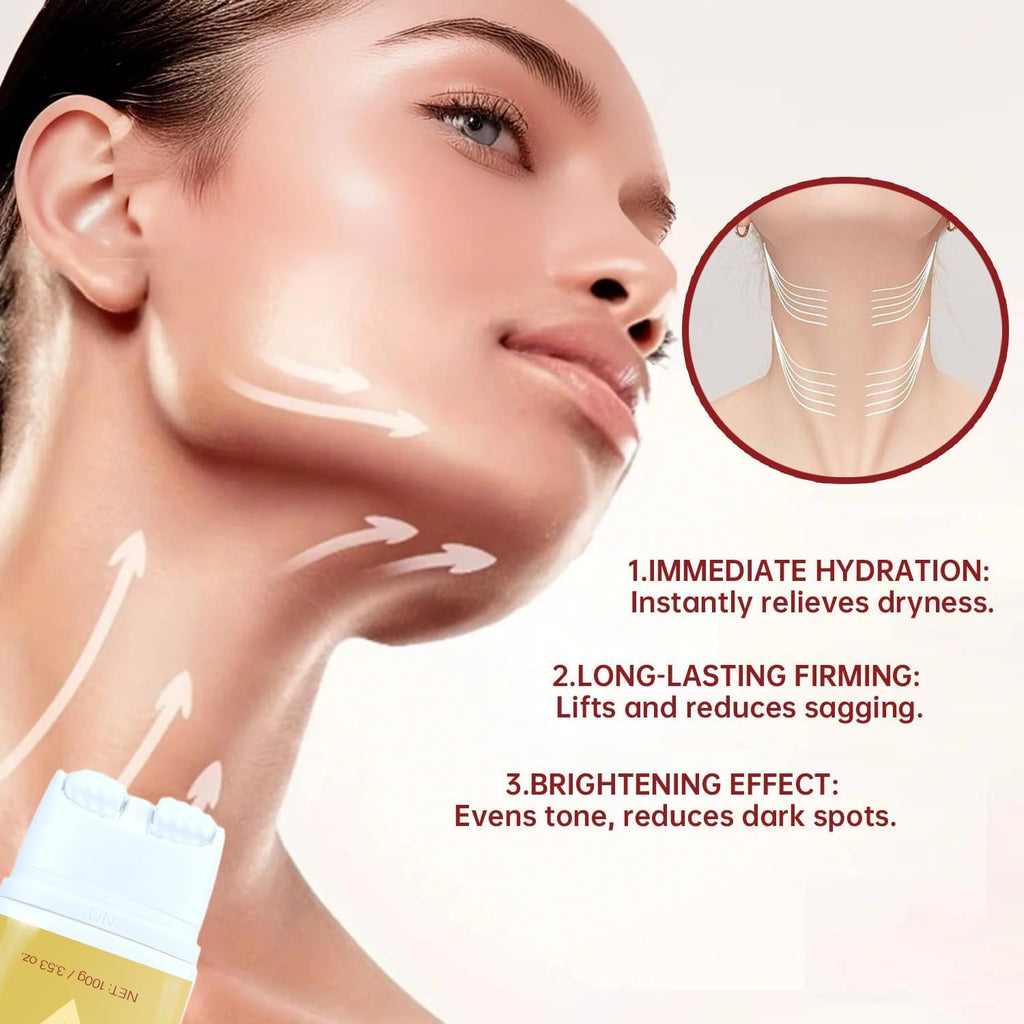Mtmult AH-8 Firming Neck Cream – 2PC Roller Applicator for Neck & Body