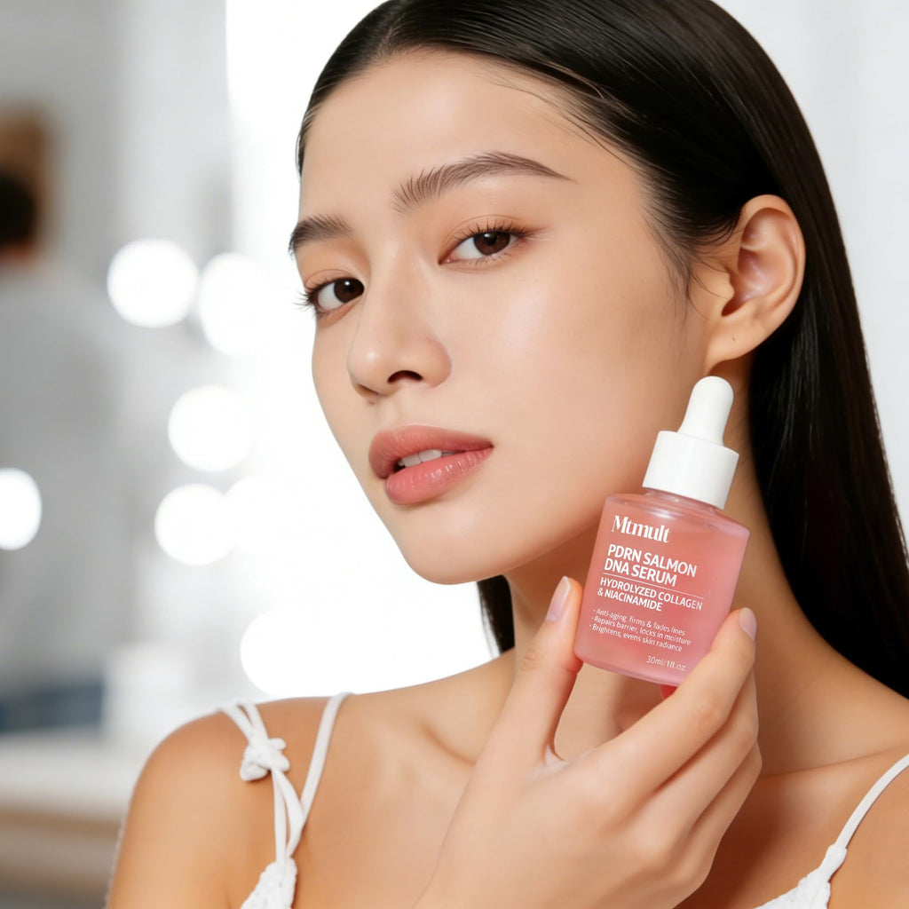 Mtmult Salmon DNA Serum with PDRN & Niacinamide - Hydrating Anti-Aging Serum for Face, 1.01 fl oz