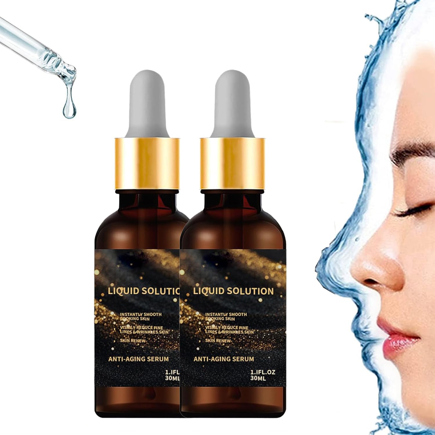 MUBSEOTH Olavita Face Serum – Liquid Anti-Aging Serum for Firm, Plump Skin (3 pcs)