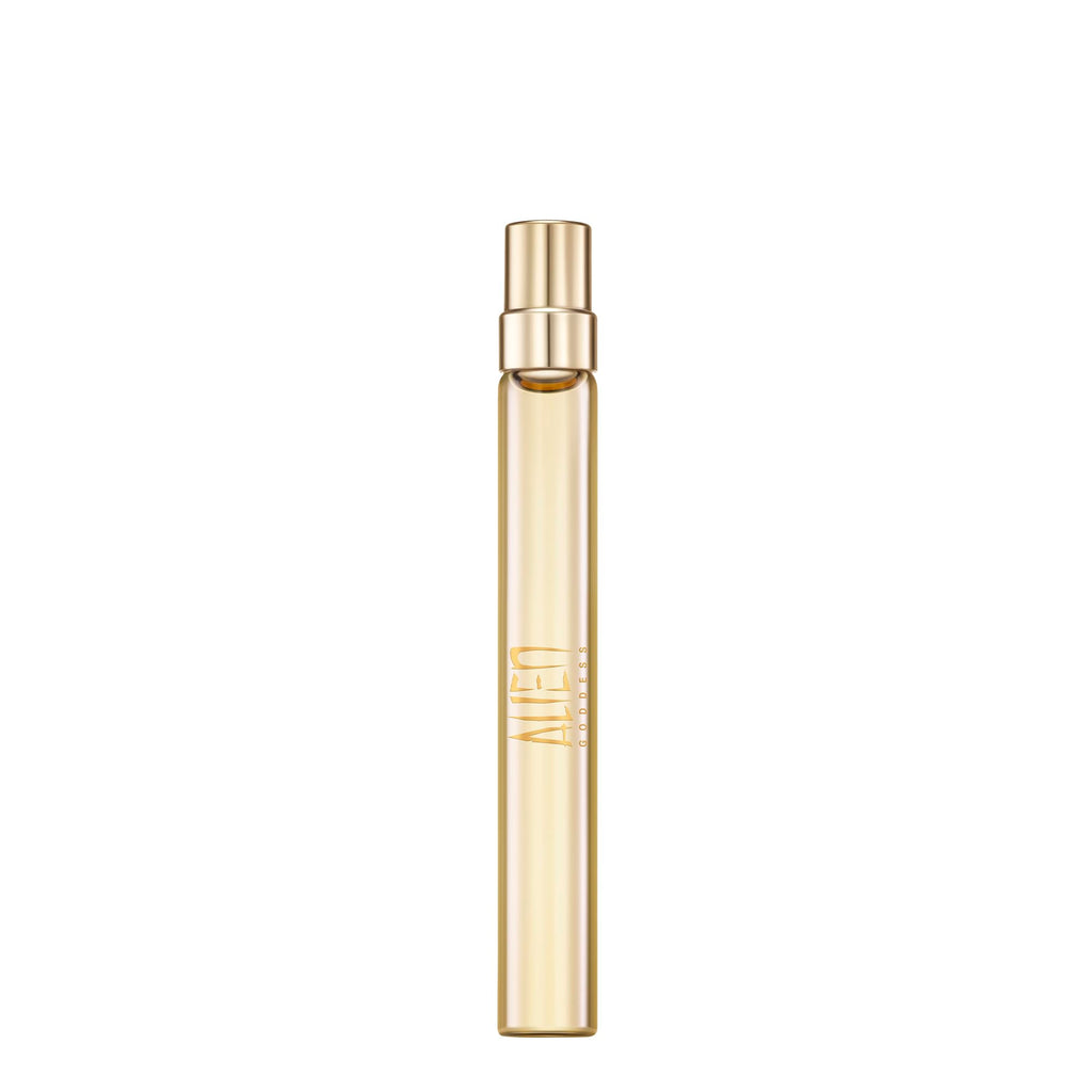 Mugler Alien Goddess Eau de Parfum – Women’s Floral Woody Scent, 0.33 oz Travel Size