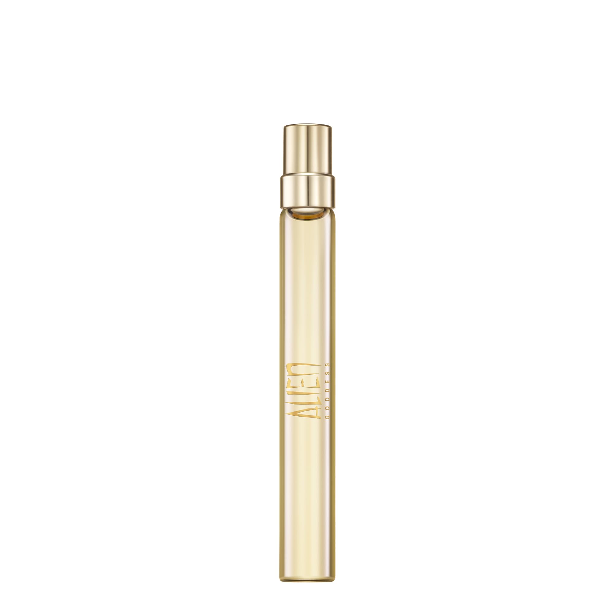 Mugler Alien Goddess Eau de Parfum – Women’s Floral Woody Scent, 0.33 oz Travel Size