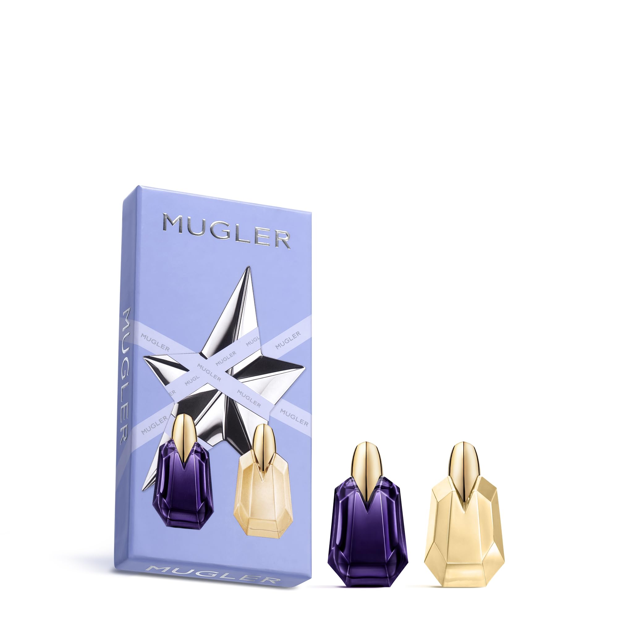 Mugler Alien & Alien Goddess Mini Gift Set – Travel-Size Fragrances (0.2 fl oz Each)