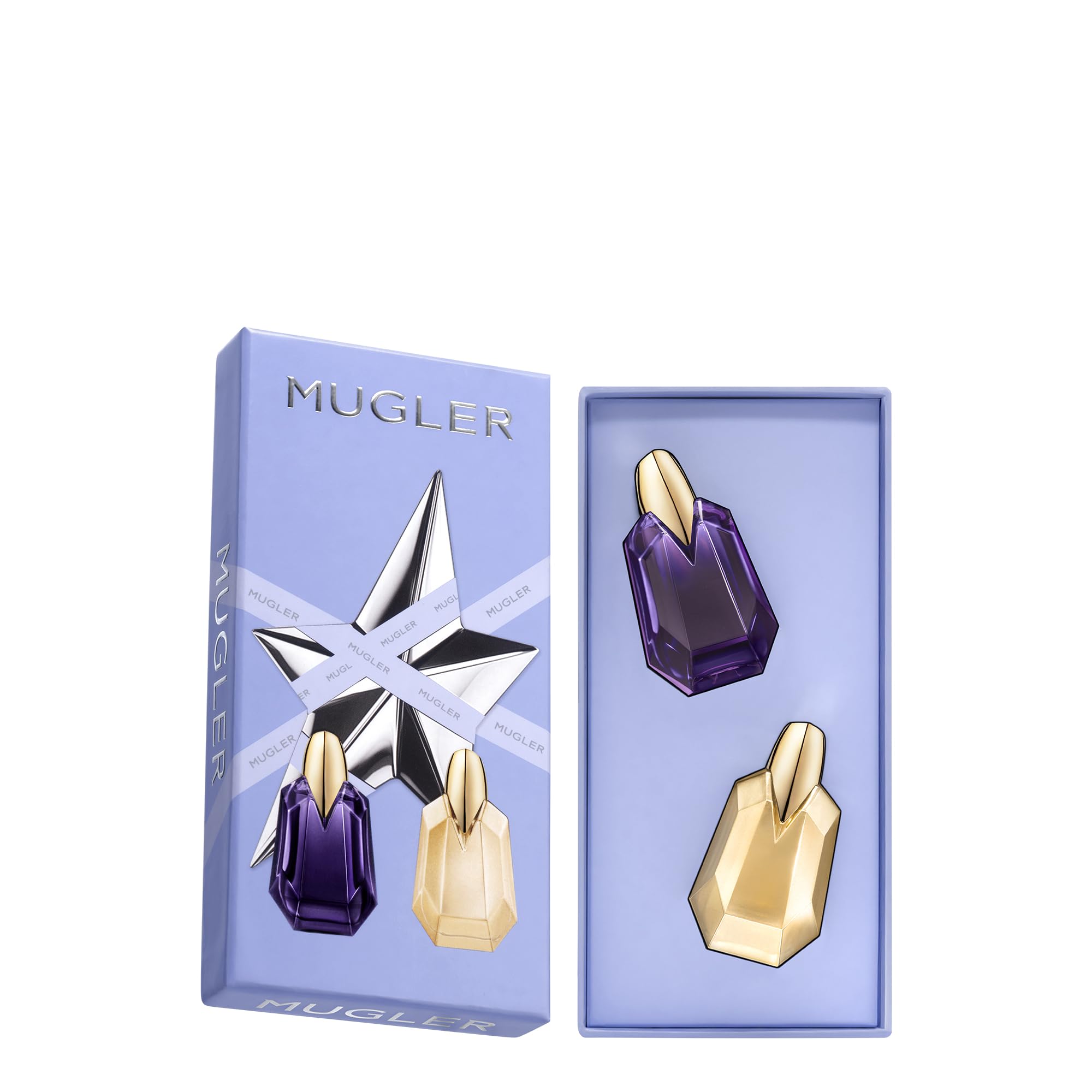 Mugler Alien & Alien Goddess Mini Gift Set – Travel-Size Fragrances (0.2 fl oz Each)