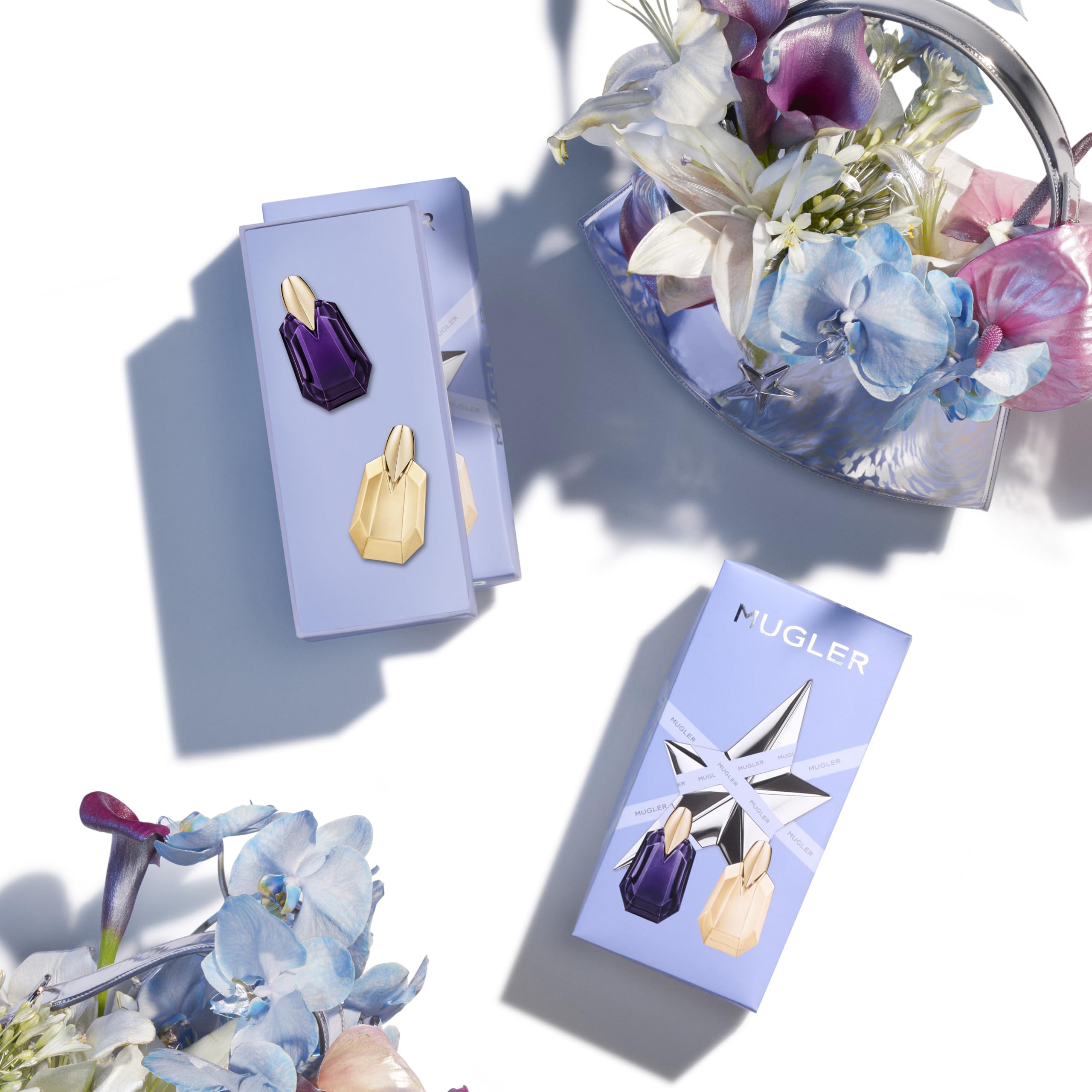 Mugler Alien & Alien Goddess Mini Gift Set – Travel-Size Fragrances (0.2 fl oz Each)