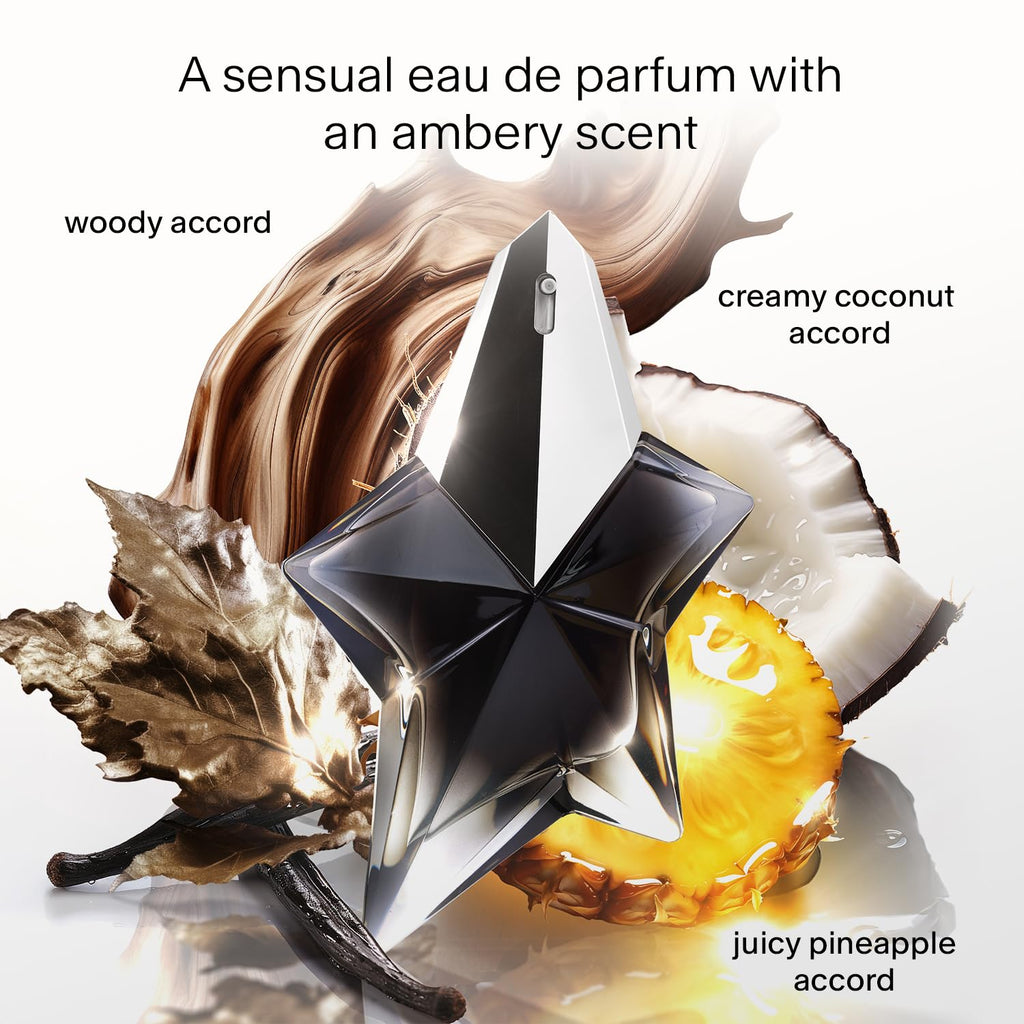 Mugler Angel Fantasm Eau de Parfum – Travel Size 0.33 oz | Pineapple, Coconut & Patchouli