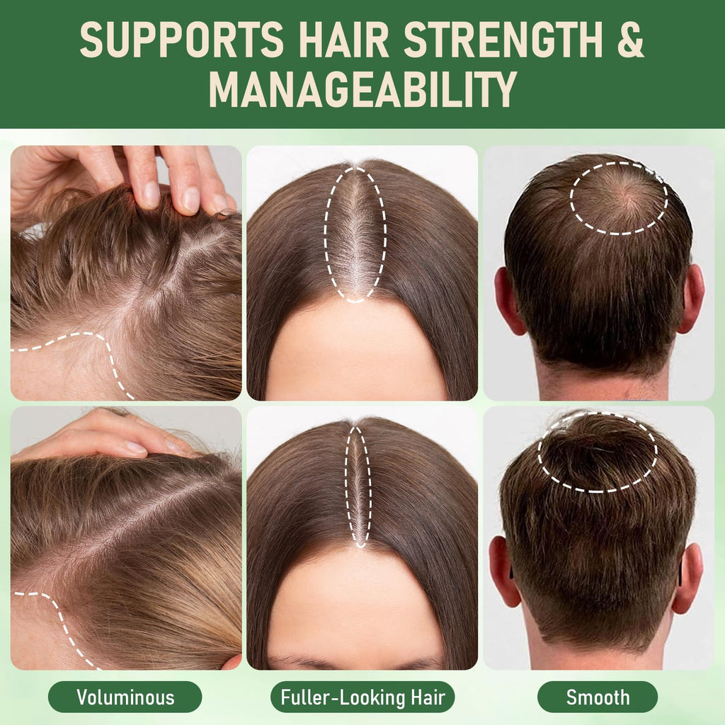 Muoyid 2pc Rosemary Hydrolyzed Keratin Shampoo – Organic Rosemary for Thicker, Stronger Hair
