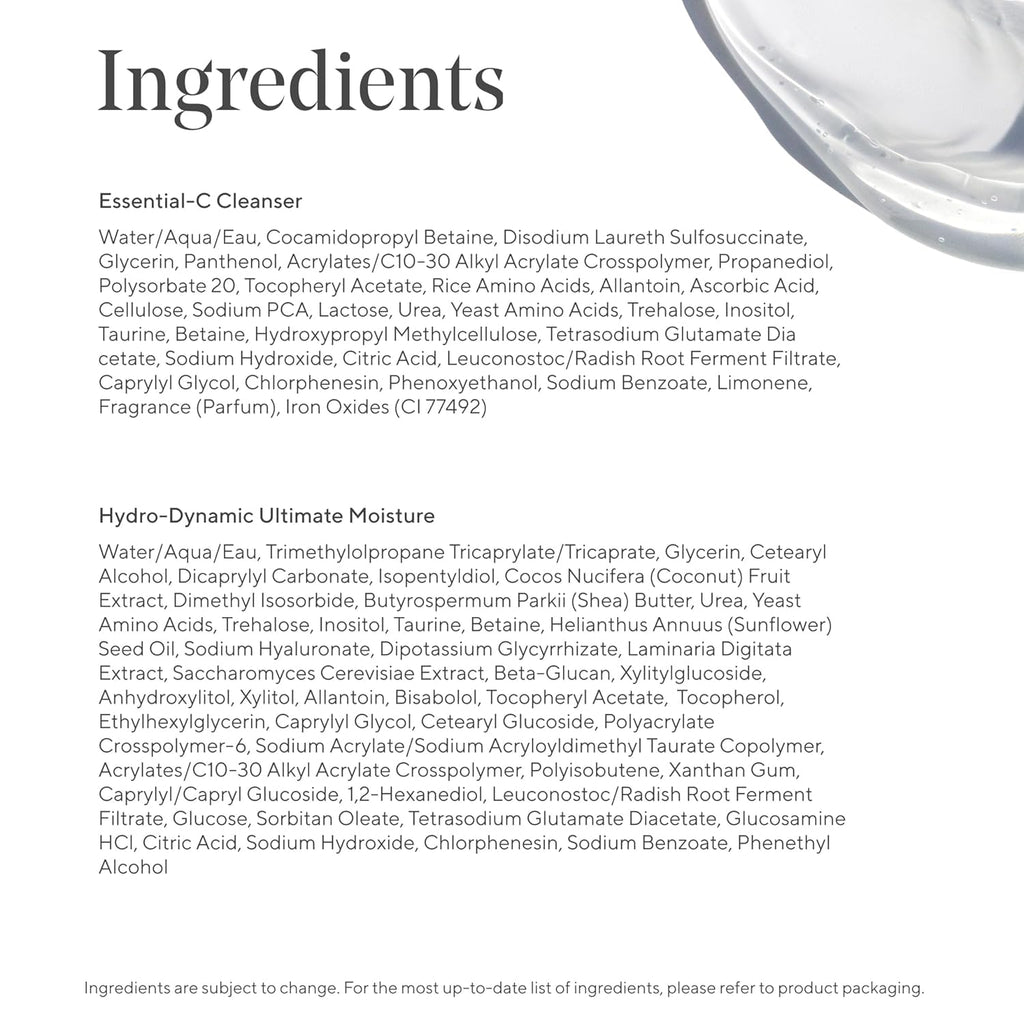 Murad Top 3 Derm-Recommended Actives Trial Kit – Ess-C Cleanser, Retinol Serum, Hydro Dynamic Moisturizer