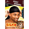 Murry Collection Silky Soft Durag M4802BLK for 360 Wave Formation & Hair Protection - Black, One Size