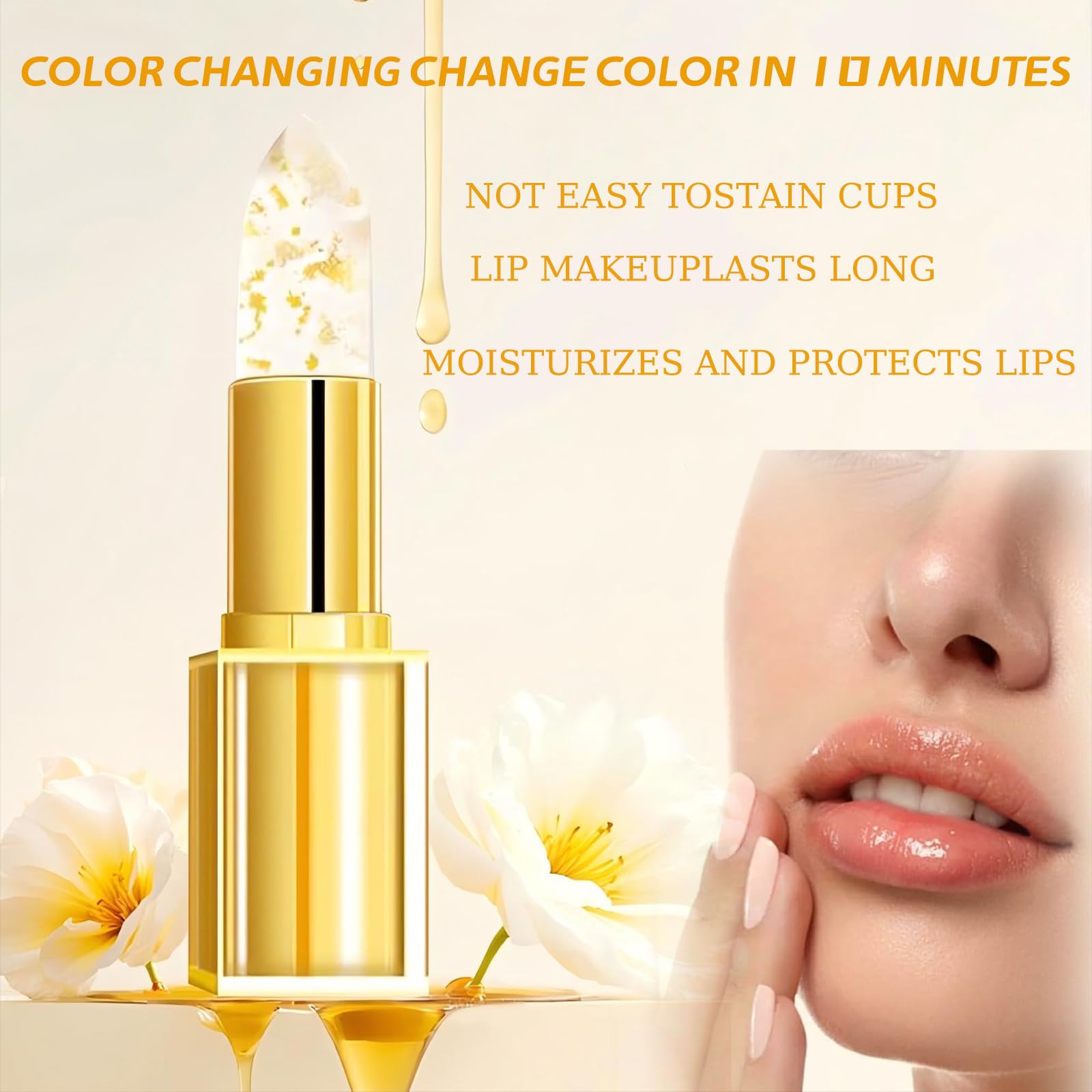 MVC Color Changing Lipstick – pH-Responsive, Transfer-Proof Lip Color (2-Pack)
