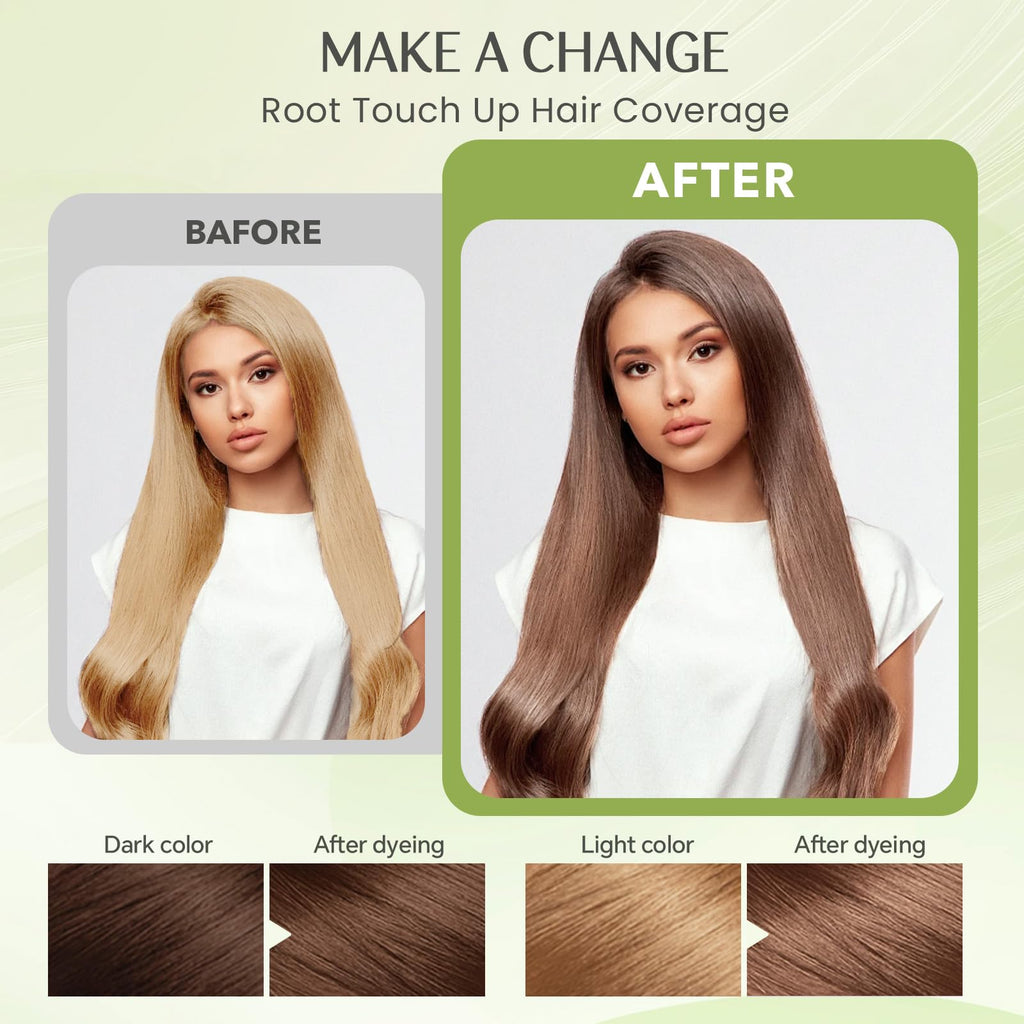 Mxvbaty Hair Dye Shampoo 3-in-1 – Instant Natural Color, Root Touch Up, 16.9 fl oz