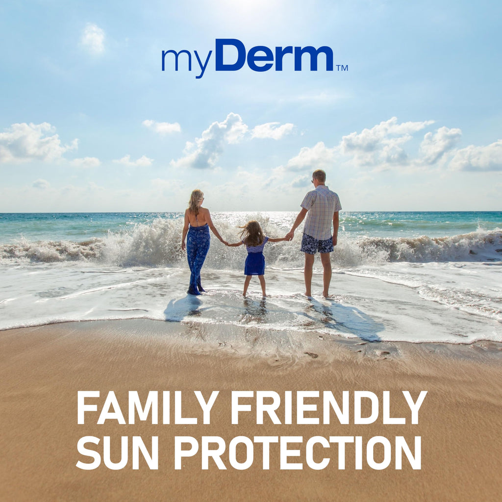 MyDerm SPF 50 Sport Sunscreen Lotion – 1 Gallon Bulk, Reef-Safe, Paraben-Free