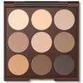 MYSTER ROSEY Neutral Eyeshadow Palette – 9 Matte Nude Shades, 12H Wear, Vegan & Cruelty-Free, Mirror Included – 0.5oz