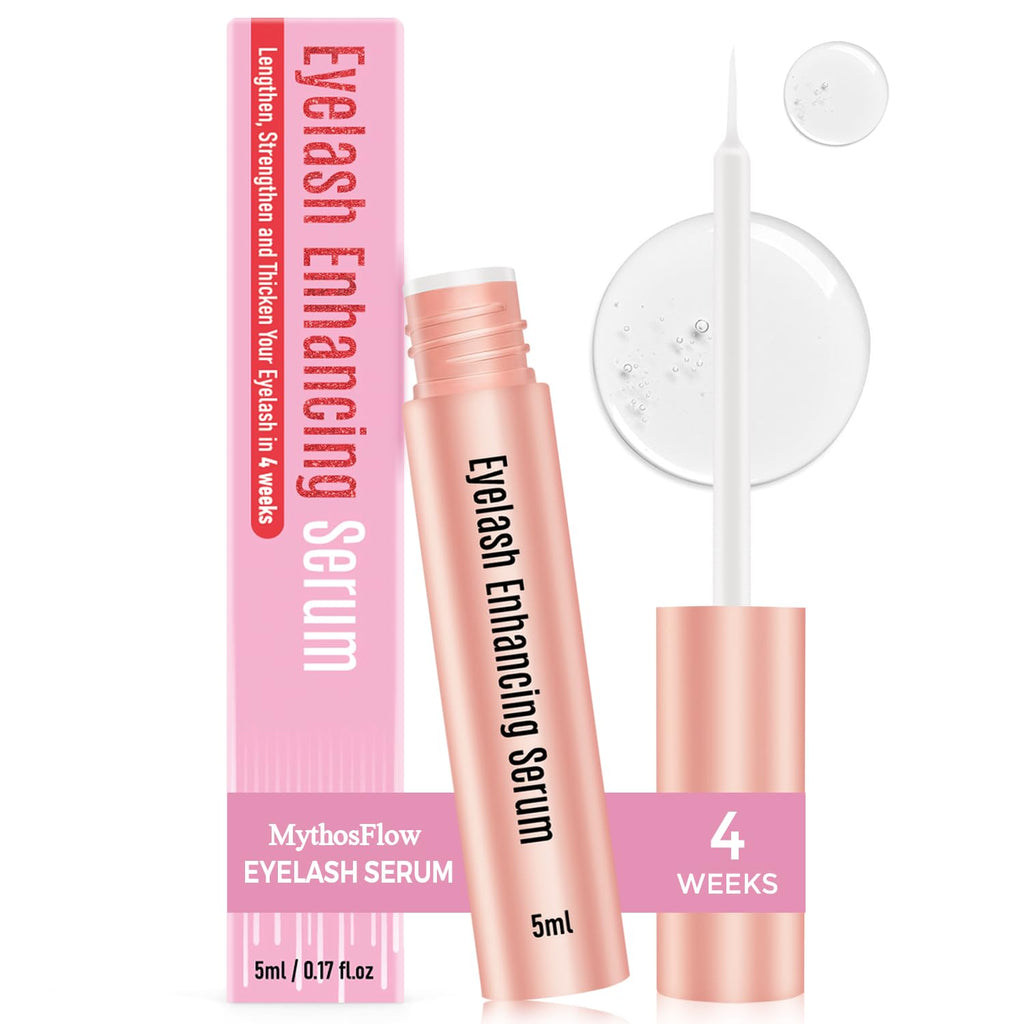 MythosFlow Lash Serum with Biotin, Peptides & Plant Extracts | Nourishing Eyelash Growth, 5 ml