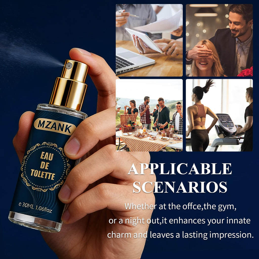 MZANK 4 Pack Cologne for Men – 4x30ml Travel Gift Set
