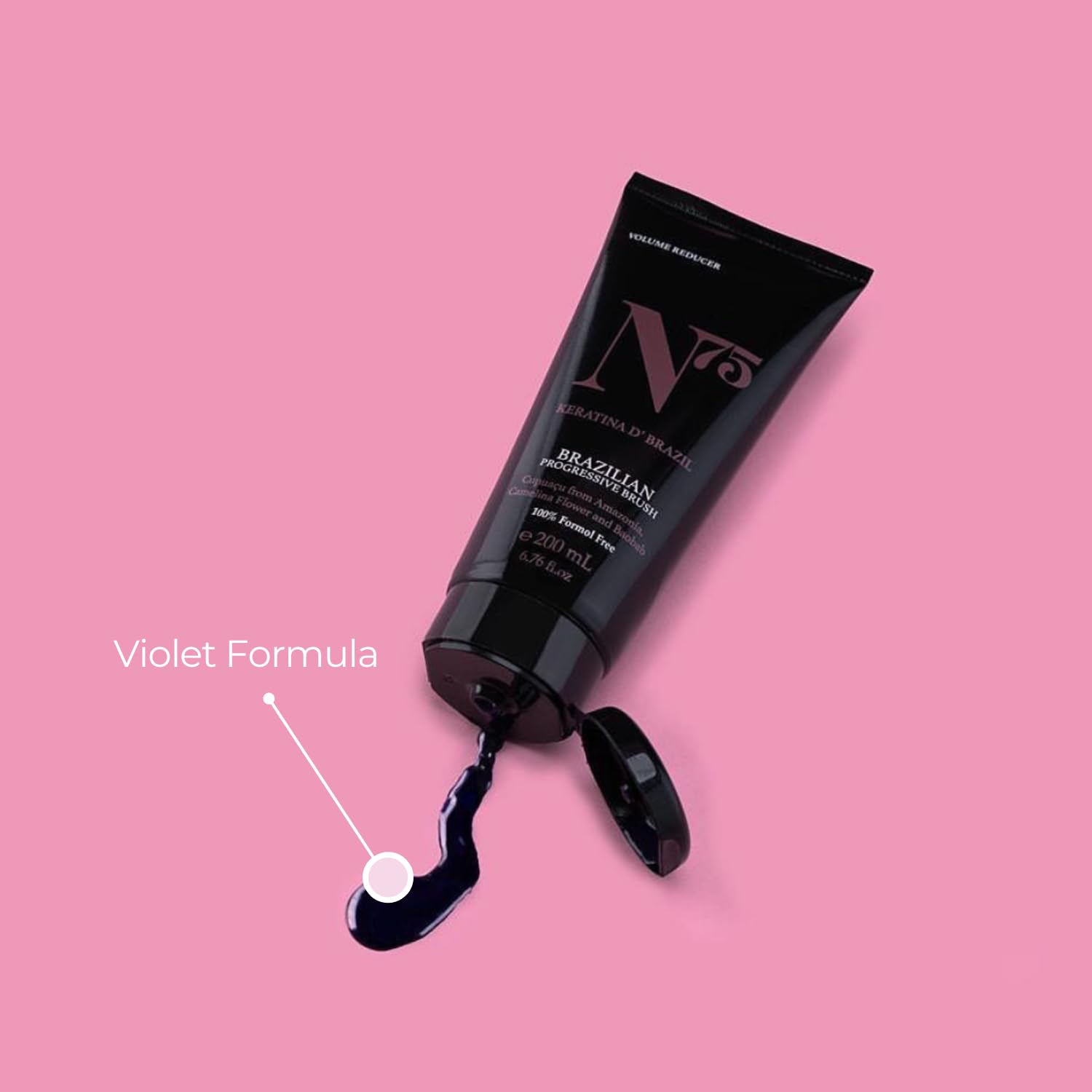 N75 Keratin Hair Smoothing Treatment – Formaldehyde-Free Brazilian Straightening for All Hair Types