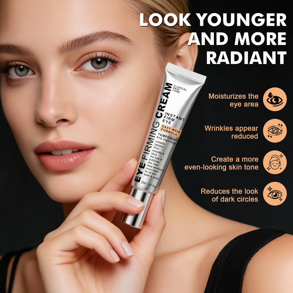 Nabevin KKP Perfection Eye Tightener with Brush – Instant Firming Formula | Portable 0.71 fl oz