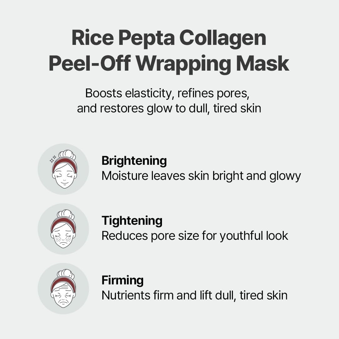 NACIFIC Rice Pepta Collagen Peel-Off Mask – Firming & Pore-Minimizing