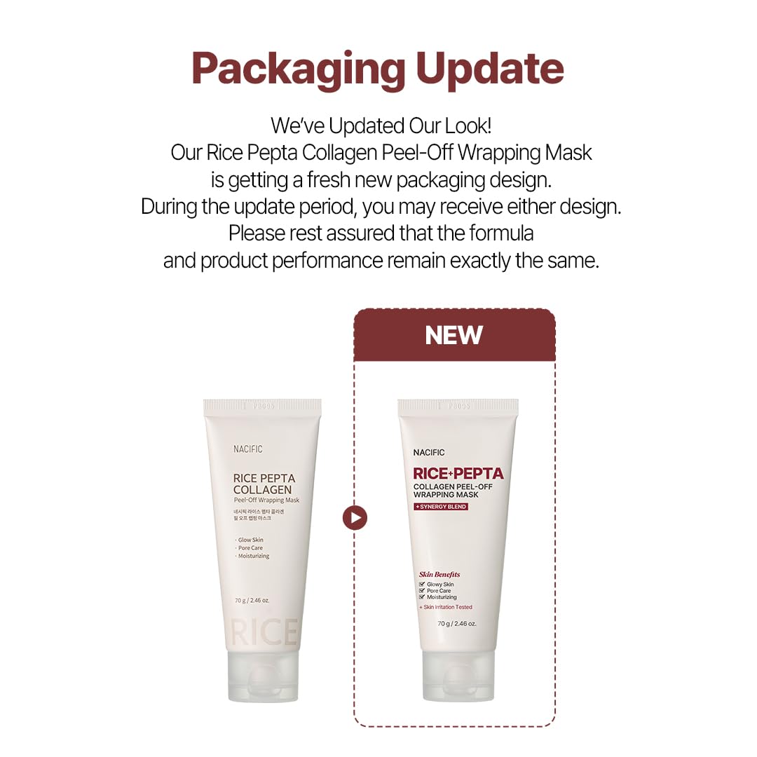 NACIFIC Rice Pepta Collagen Peel-Off Mask – Firming & Pore-Minimizing