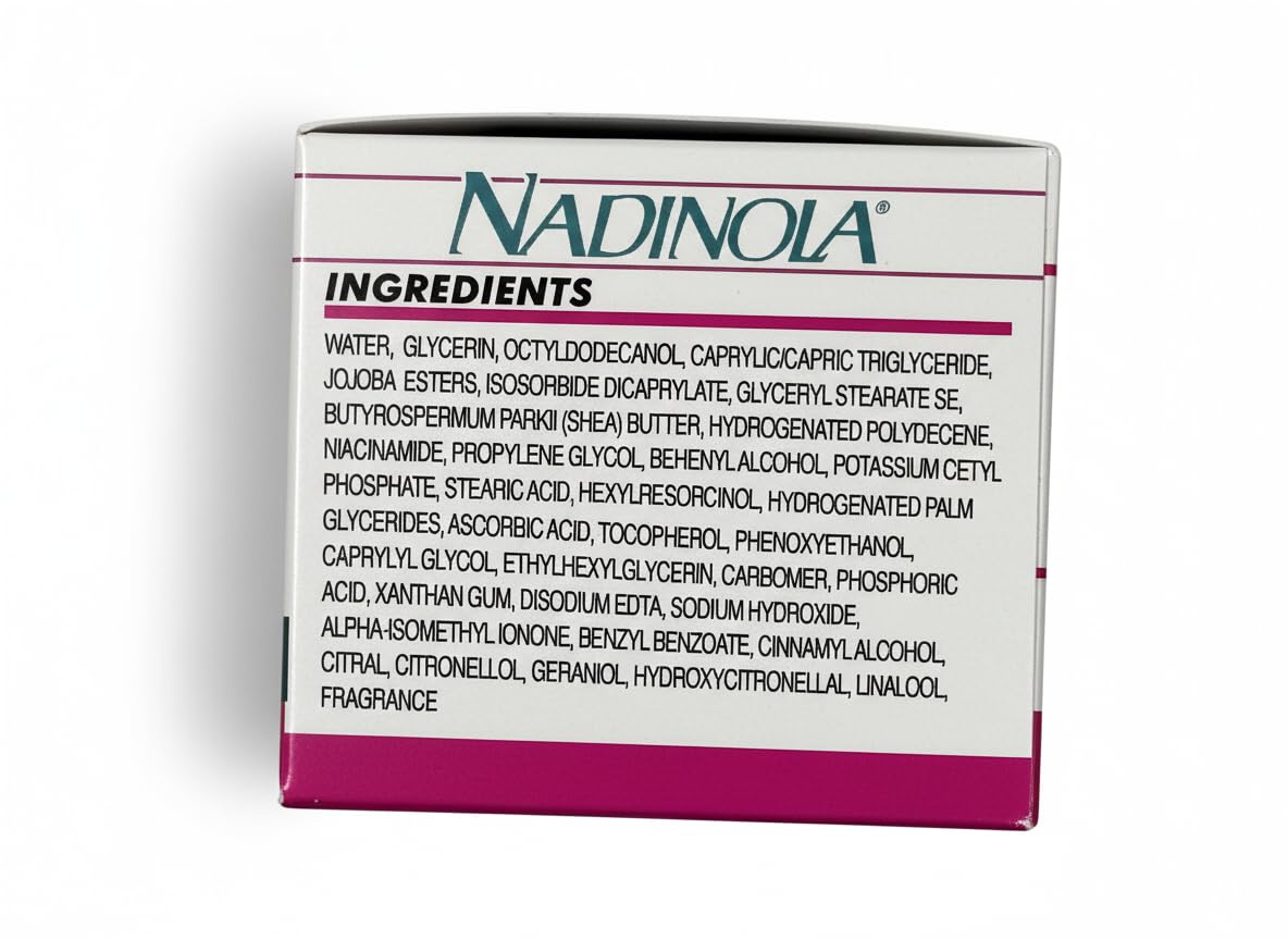 Nadinola Moisturizing Skin Tone Cream with Niacinamide & Hexylresorcinol — 2.25 oz