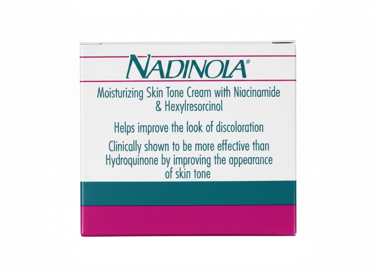 Nadinola Moisturizing Skin Tone Cream with Niacinamide & Hexylresorcinol — 2.25 oz