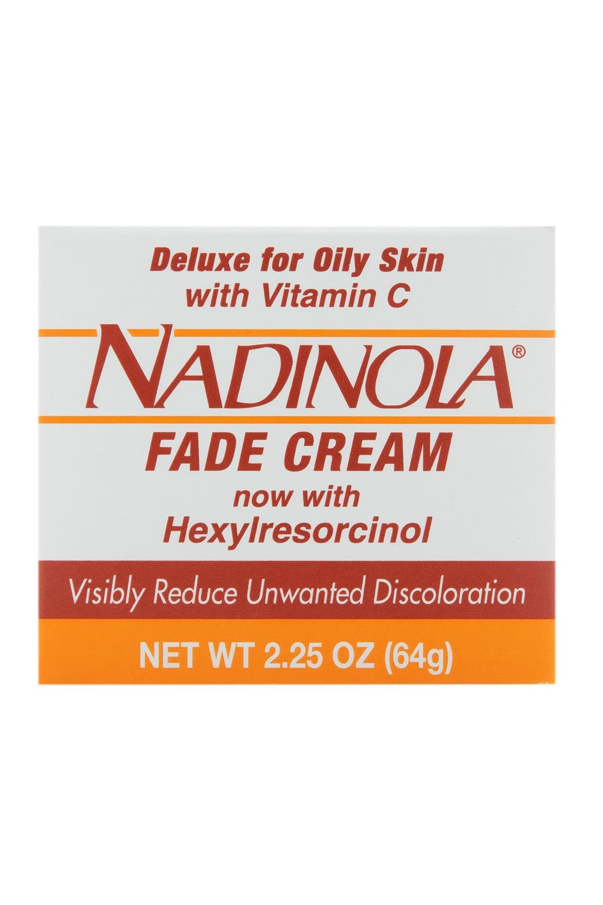 Nadinola Fade Cream for Oily Skin – Hexylresorcinol + Vitamin C