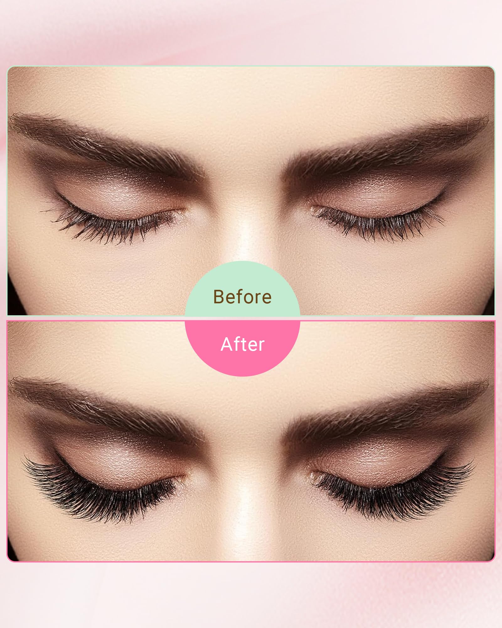 NAGARAKU Easy Fan Eyelash Extensions 5-Tray Pack 0.07 D Curl 8-15mm Mix