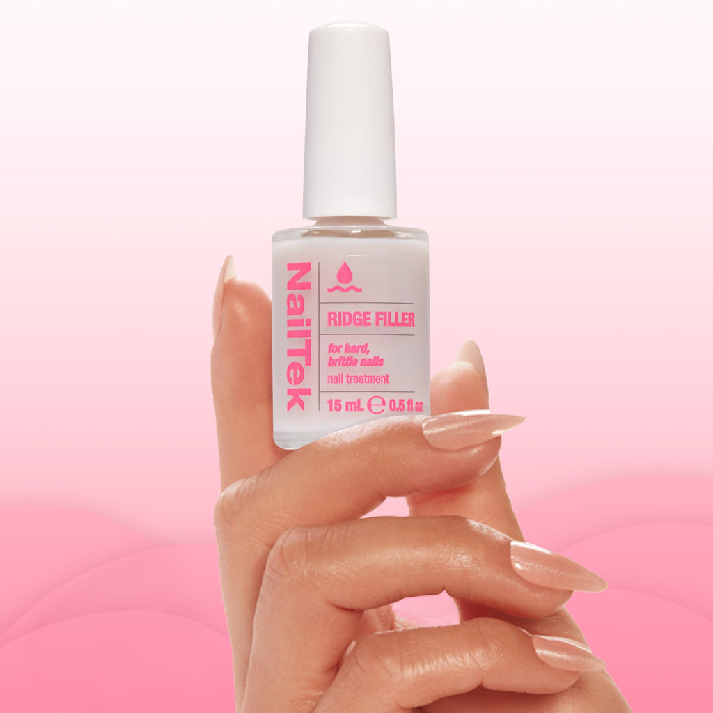 Nail Tek Ridge Filler Formula 3 – Clear Ridge Filler & Base Coat, 0.5 fl oz