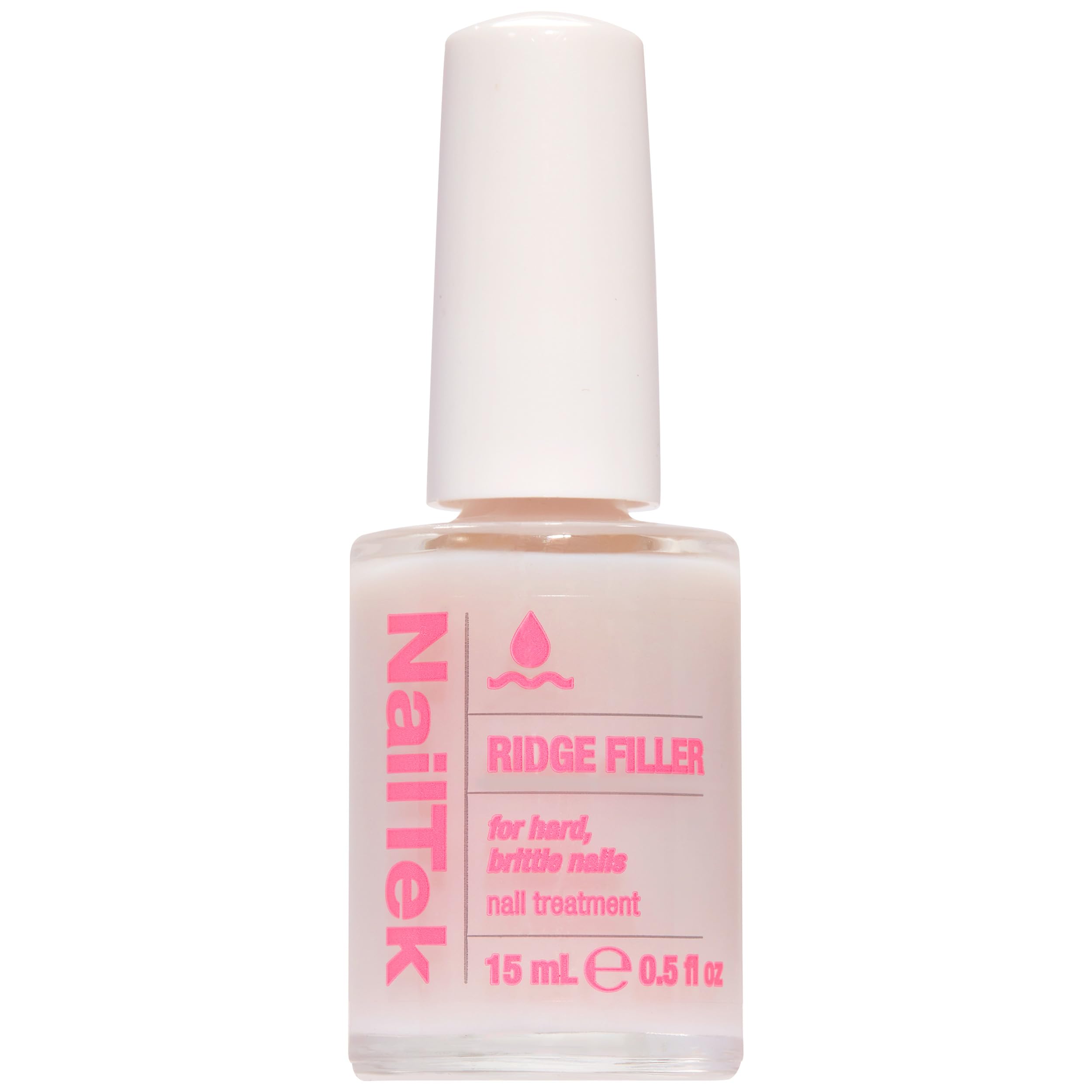 Nail Tek Ridge Filler Formula 3 – Clear Ridge Filler & Base Coat, 0.5 fl oz