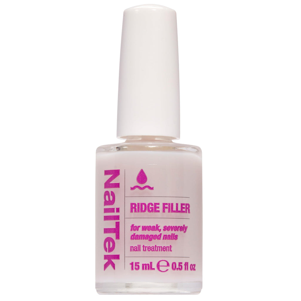 Nail Tek Ridge Filler Formula 4 — Clear Ridge Filler & Base Coat (0.5 fl oz)