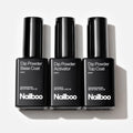 Nailboo Dip Powder Liquid Set with Base Coat, Activator & Top Coat – No UV Lamp Needed (3 Pack)