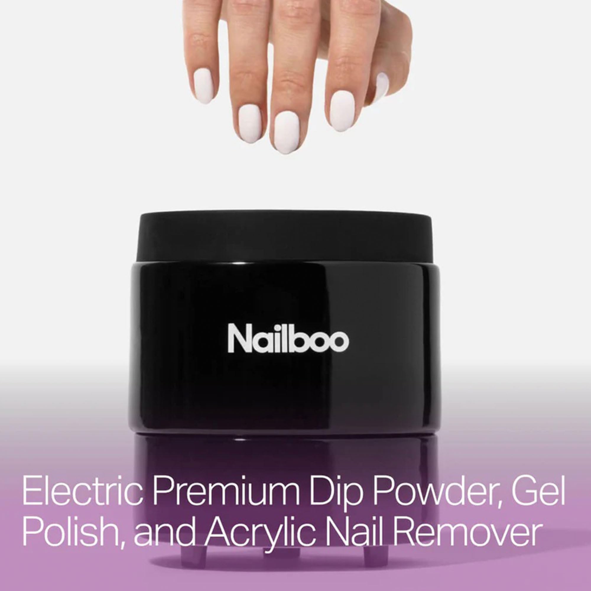 Nailboo Acetone Nail Polish Remover & Heated Soak Off Bowl Kit – Pure Acetone 16 fl oz & Electric Nail Removal System