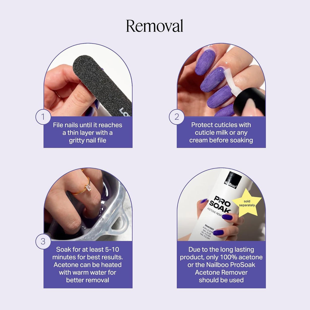 Nailboo Dip Powder Nail Kit Bundle: Velvet Lust, Date Night, Sunday Brunch | No UV Needed