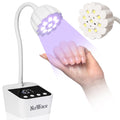 NailFace Flash Cure Lamp for Gel X Nails | Cordless Gooseneck UV/LED Nail Light, 6W