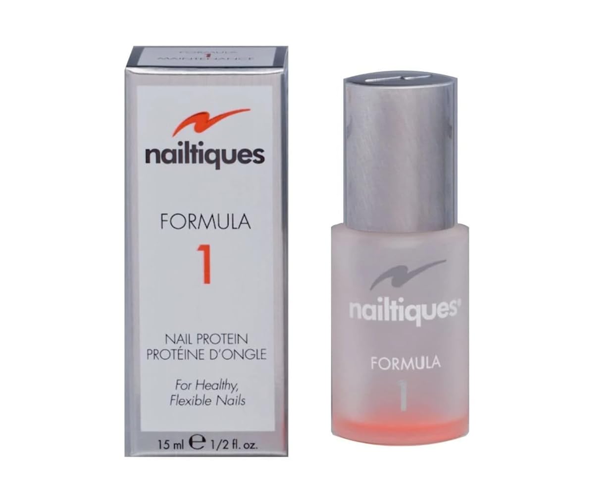 Nailtiques Formula 1 Nail Protein 0.5 oz | Strengthen Nails & Prevent Peeling