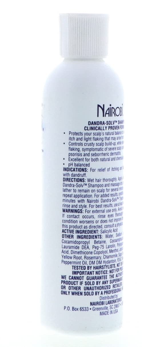 Nairobi Therapeutic Dandra-Solv Moisturizing Shampoo – Unisex, 8 oz