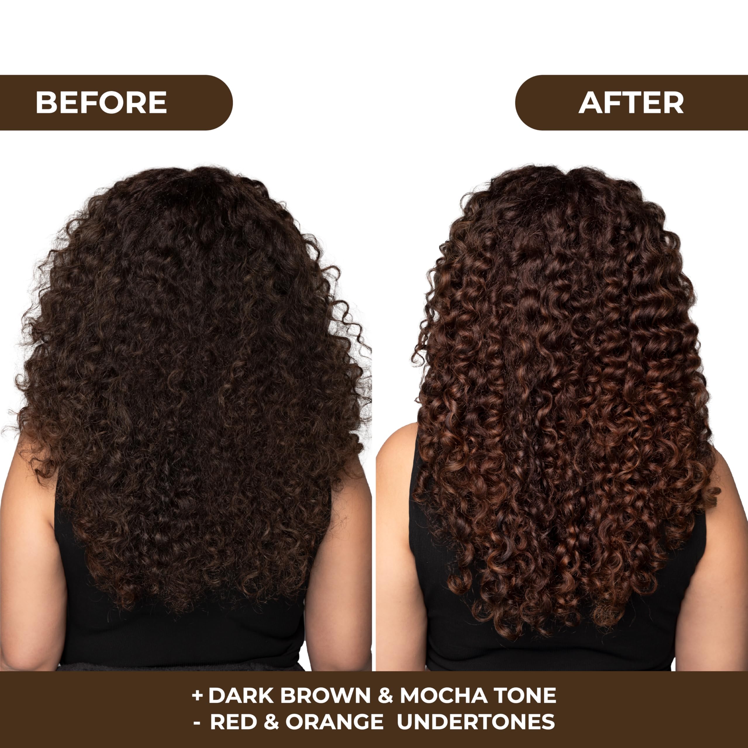 Naissant Glow Mocca Hair Toning Shampoo — Neutralizes Red/Orange Undertones with High-Purity Pigments for Brown & Mocha Hair | Paraben, Ammonia & Sulfate Free | 10.1 Fl Oz