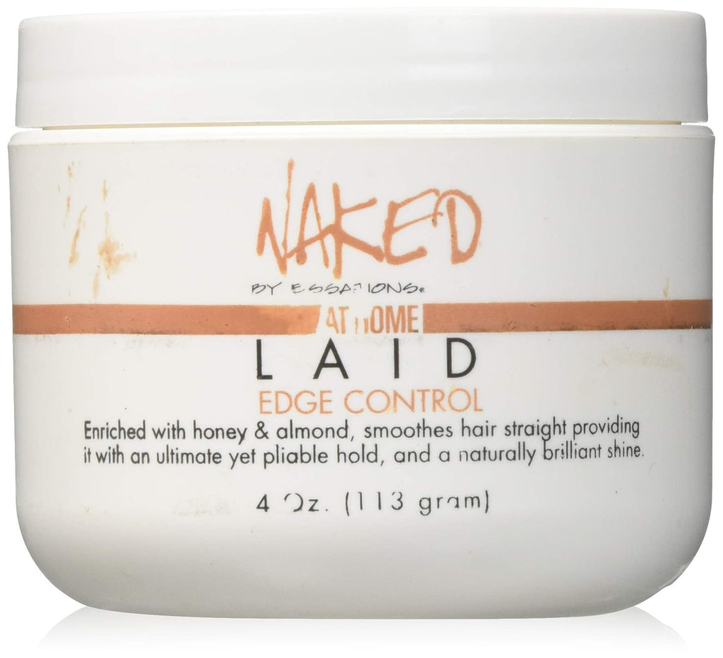 Naked by Essations Laid Edge Control, 4 oz – Smooth, Grease-Free Edge Hold