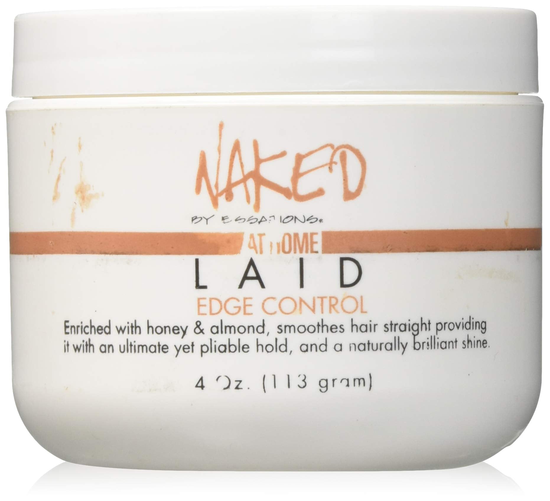 Naked by Essations Laid Edge Control, 4 oz – Smooth, Grease-Free Edge Hold