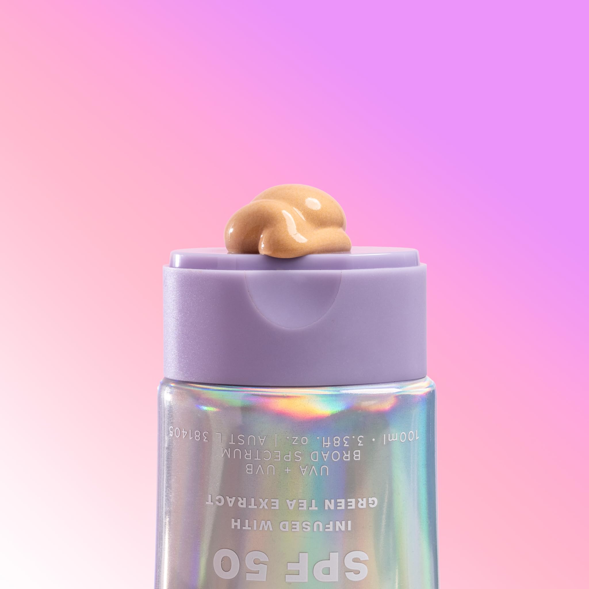 Naked Sundays SPF50 Golden Glow Body Sunscreen – Fragrance-Free, Non-Transfer, 100ml