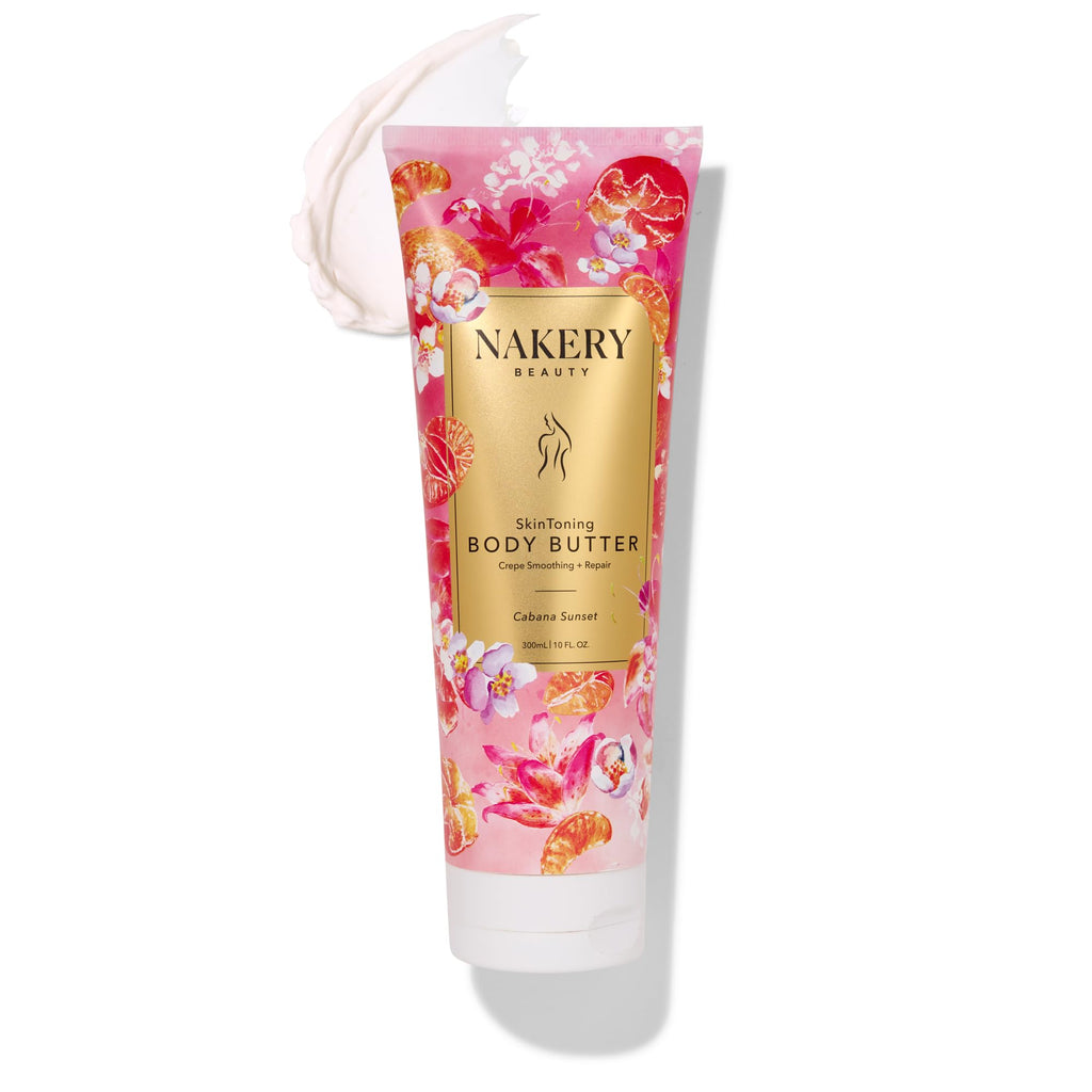 Nakery Skin Toning Body Butter – Cabana Sunset | Peptide Firming Lotion for Women