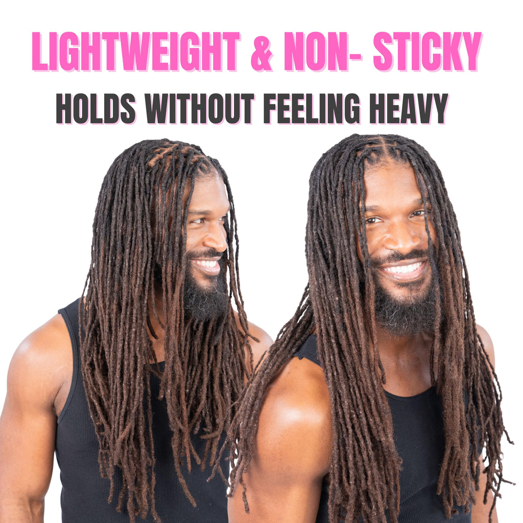 NappStar Super Hold Retwist Gel – Pink, 16oz | Strong Hold for Locs & Edges