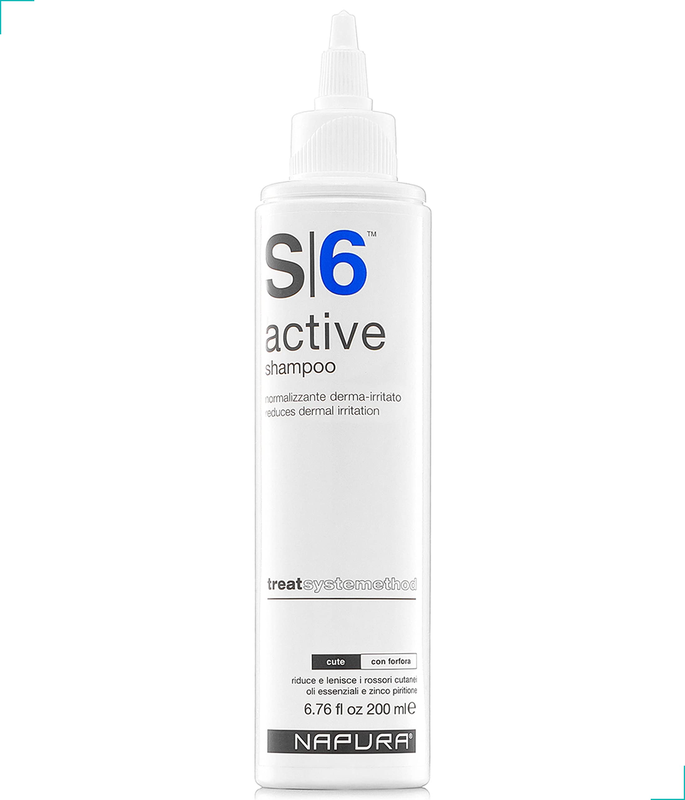 NAPURA S6 Anti Dandruff Shampoo – Tea Tree Oil, 1% Zinc & 1% Salicylic Acid